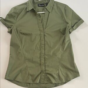 New York & Company Sage Green Shirt
